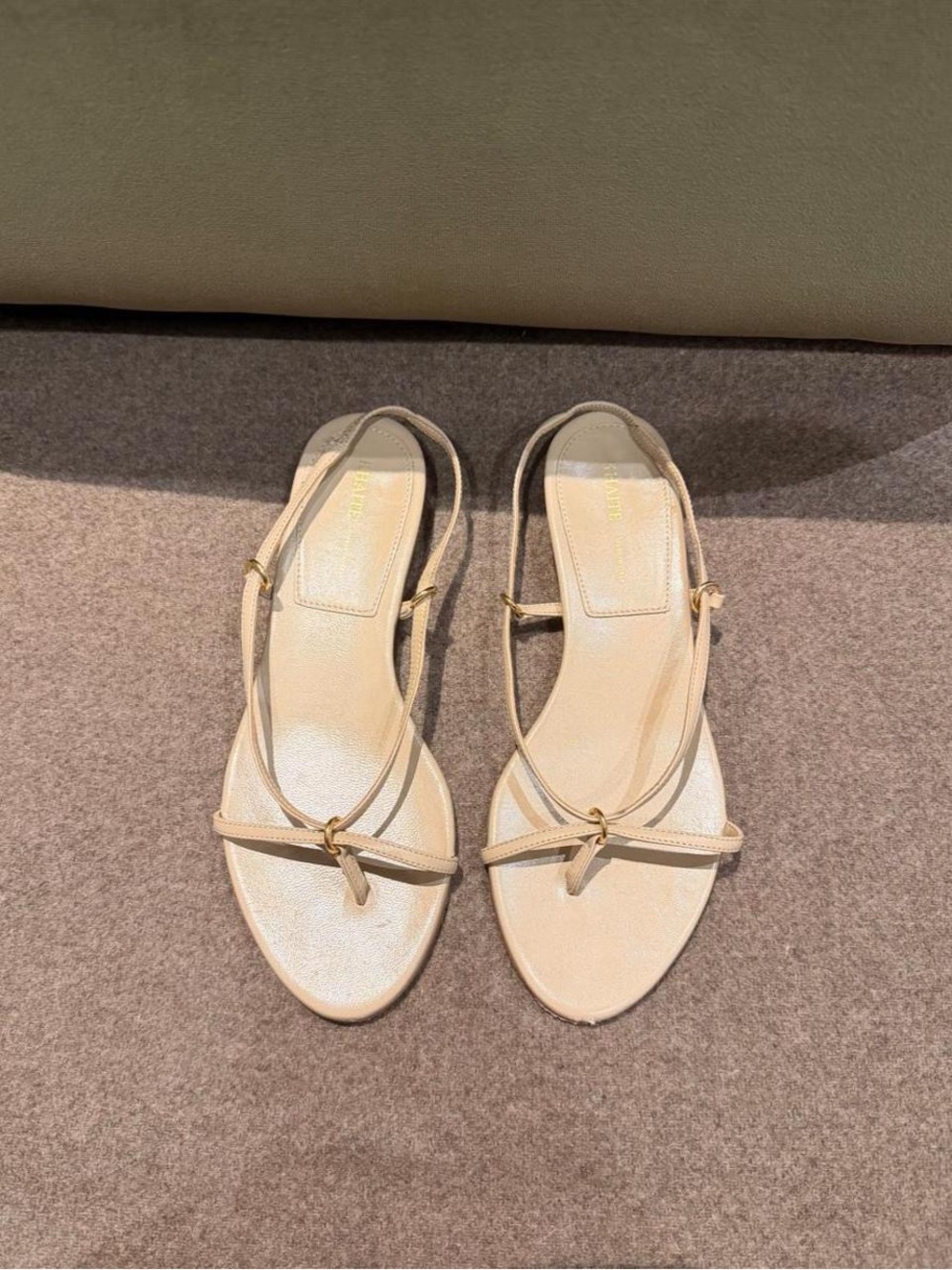 Khaite Marion Leather Sandal